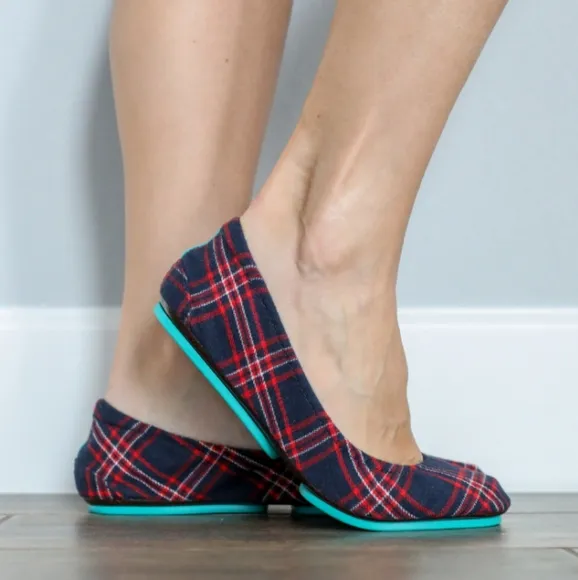 Tieks by Gavrieli Heritage Plaid Leather Ballet Flats
