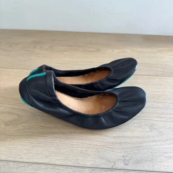 Tieks Matte Black Ballet Flats Size 6
