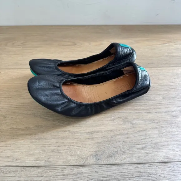 Tieks Matte Black Ballet Flats Size 6