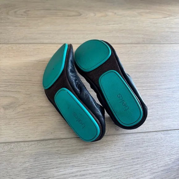 Tieks Matte Black Ballet Flats Size 6