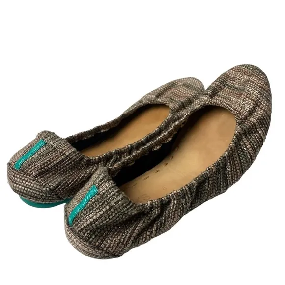 Tieks MOJAVE women’s woven ballet flats size 8