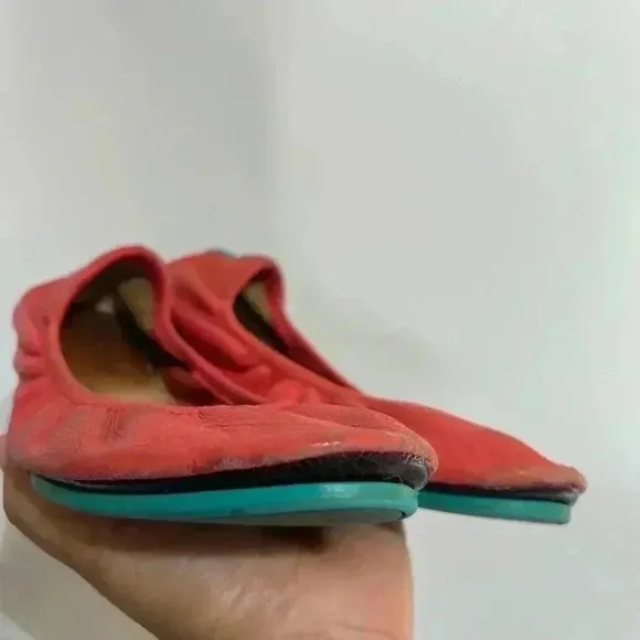 Tieks Poppy Foldover Ballet Flats Size 7