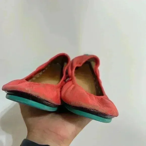 Tieks Poppy Foldover Ballet Flats Size 7