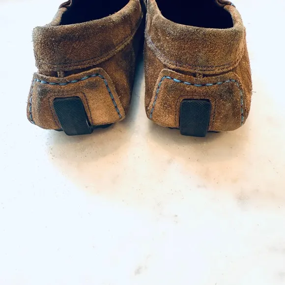 To Boot New York Adam Derrick Suede Leather Loafers Driving Shoes 8.5