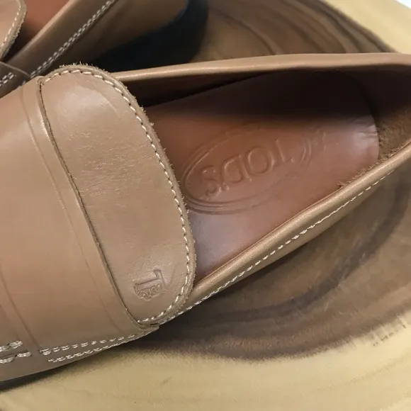 Tods Leather Driving Loafers