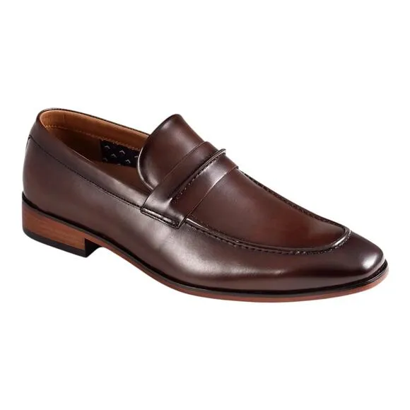 Tommy Hilfiger Men's Steran Slip On Dress Loafers Brown Size 12