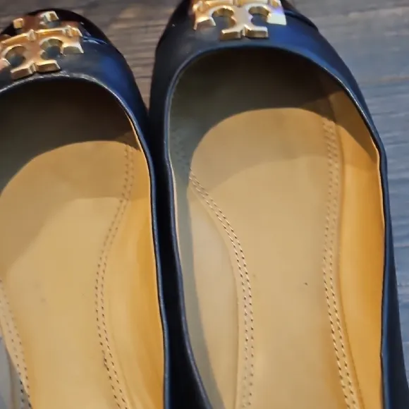 Tory Burch Black Ballet Flats Sz 5