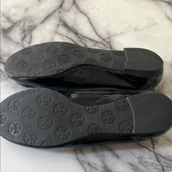 Tory Burch Black Patent Leather Ballet Flats 7