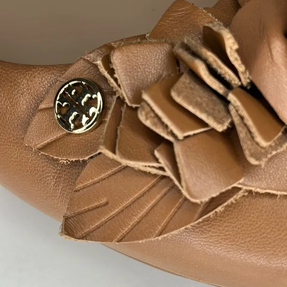 Tory Burch Blossom Ballet flats Royal Tan Women’s Size US 9