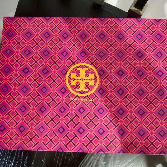 Tory Burch calf leather high top sneakers sz 8.5