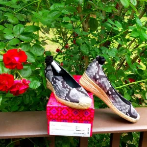 Tory Burch Heather Wedge Espadrilles - NWB