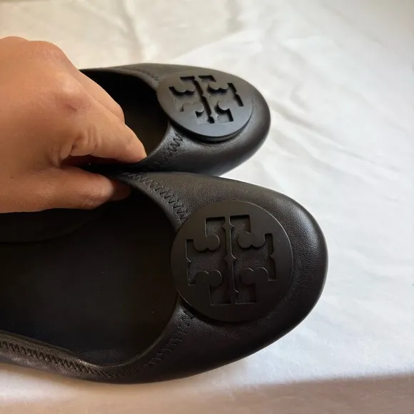 Tory Burch Minnie ballet flats - black