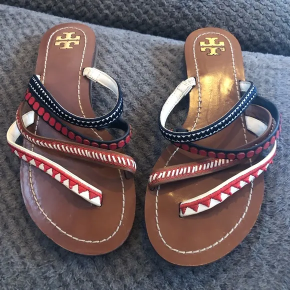 Tory Burch Multicolor Strappy Sandals