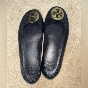 Tory Burch Navy Ballet Flats