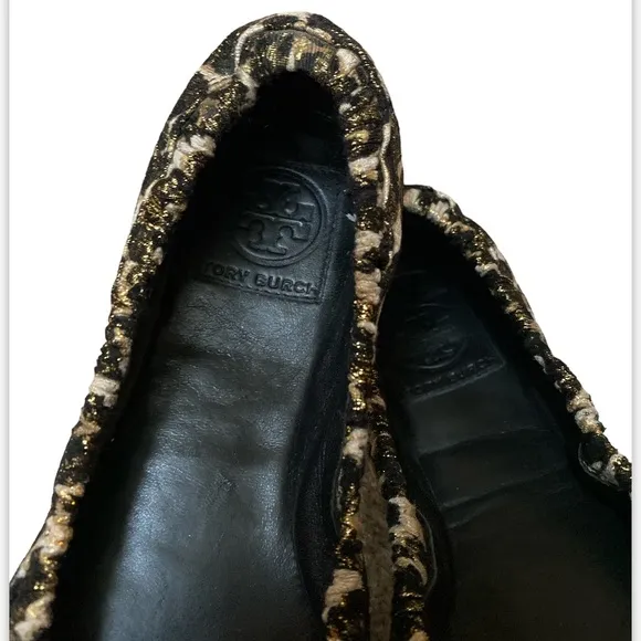 Tory Burch printed ballet flats size 8 leopard print