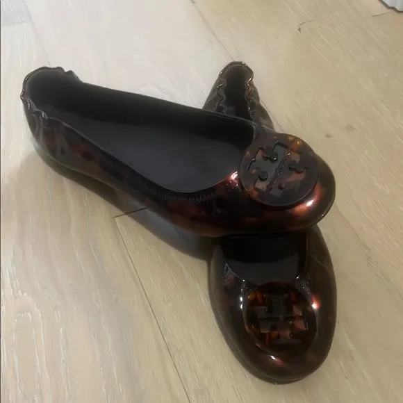 Tory Burch Women's Tortoise Shell Ballet Flats