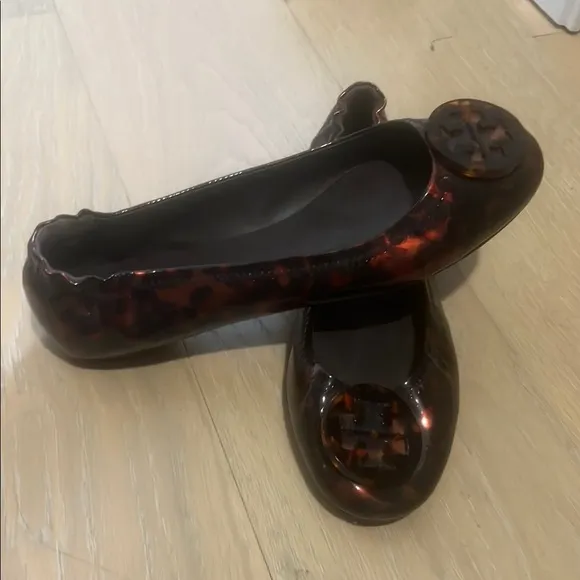 Tory Burch Women's Tortoise Shell Ballet Flats