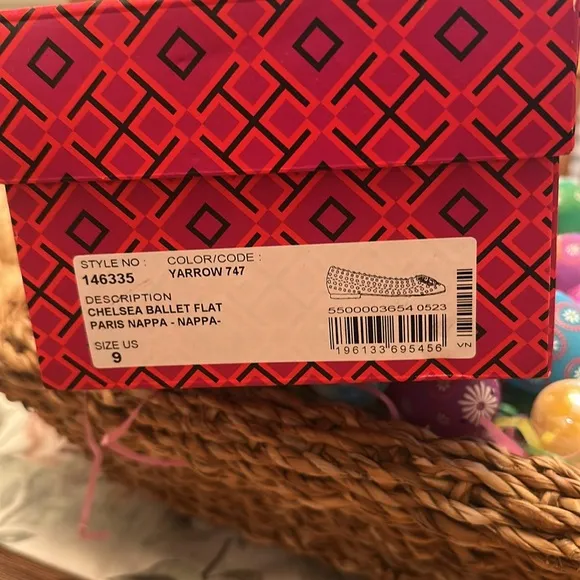 Tory Burch Yellow Ballet Flats