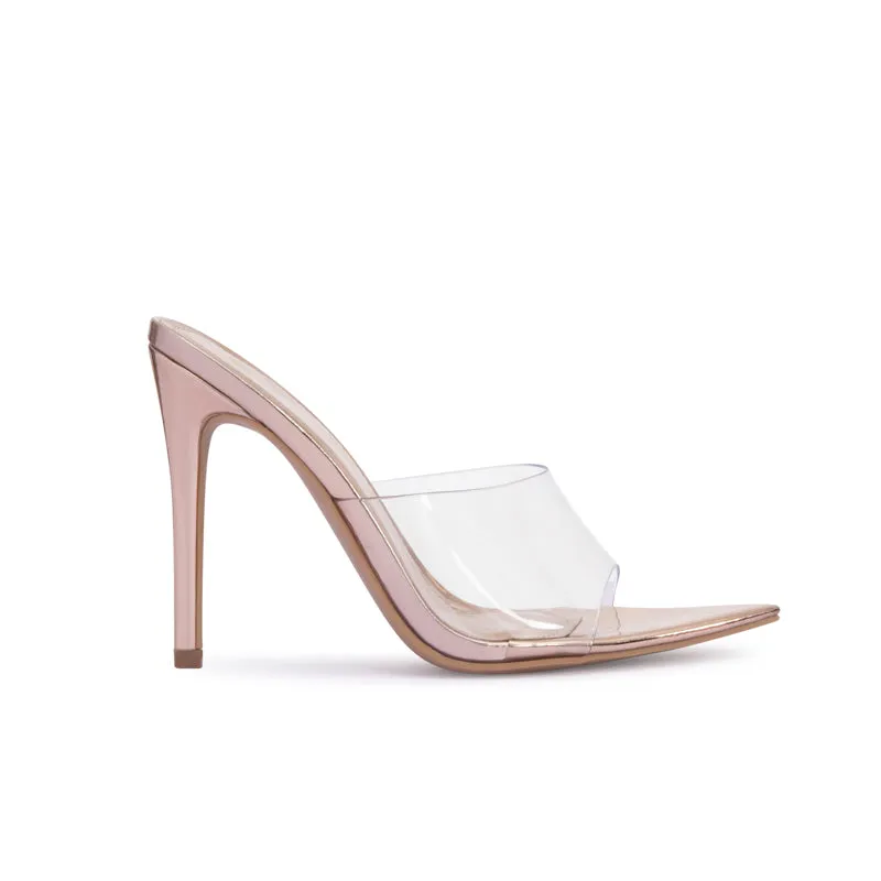 Transparent Heeled Sandals Mysoft