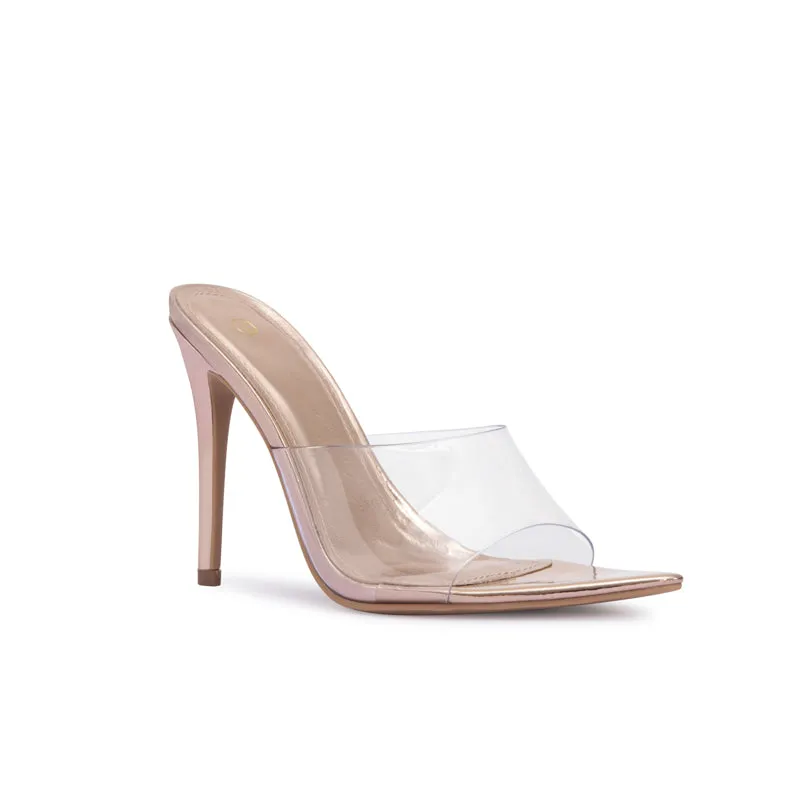 Transparent Heeled Sandals Mysoft