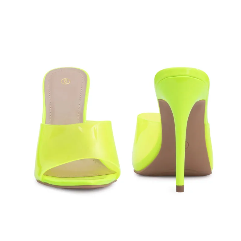 Transparent Heeled Sandals Mysoft