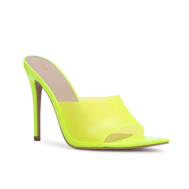 Transparent Heeled Sandals Mysoft