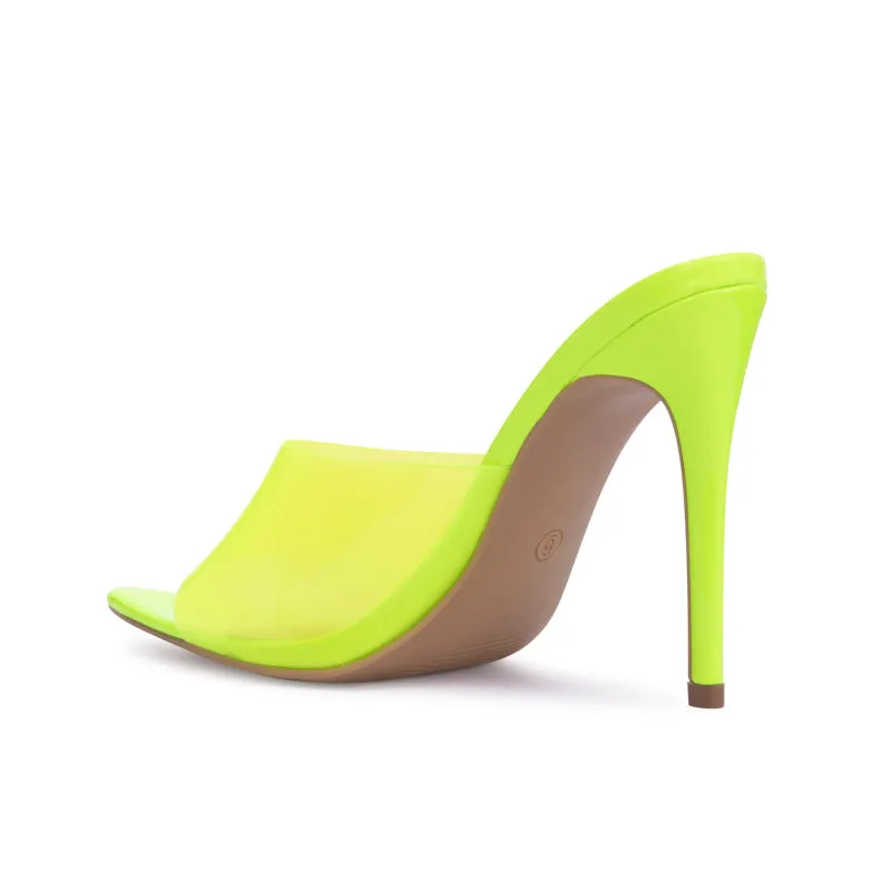 Transparent Heeled Sandals Mysoft