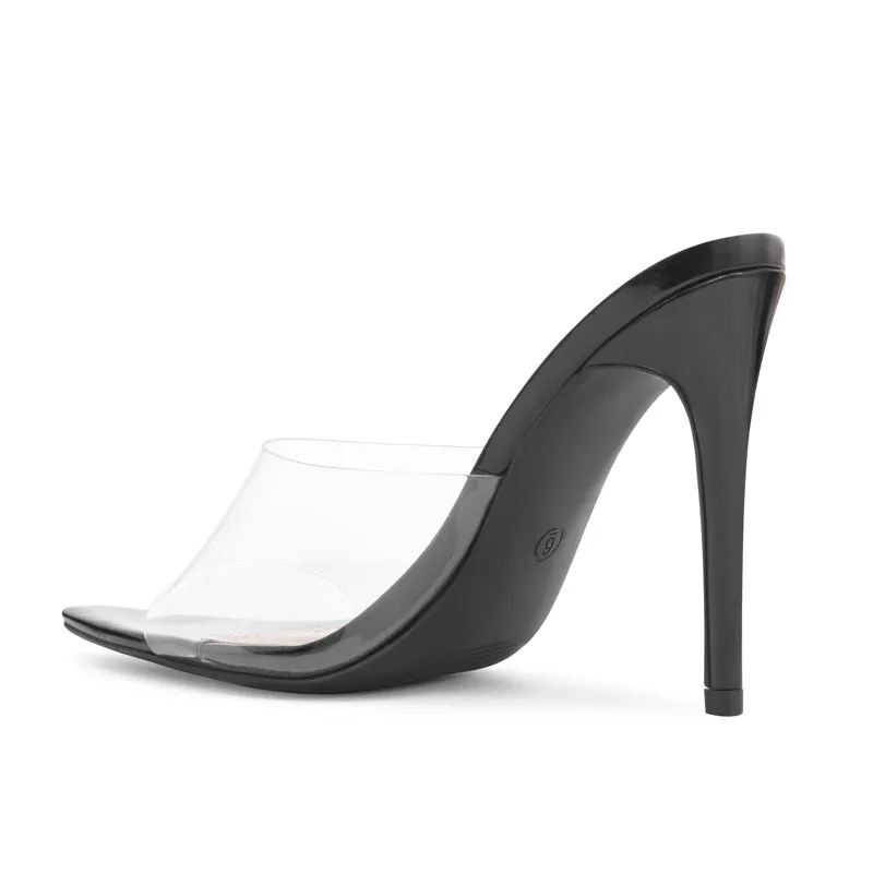 Transparent Heeled Sandals Mysoft