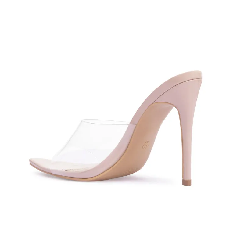 Transparent Heeled Sandals Mysoft