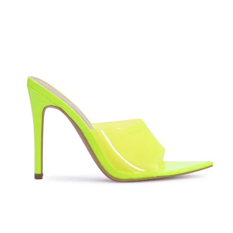 Transparent Heeled Sandals Mysoft