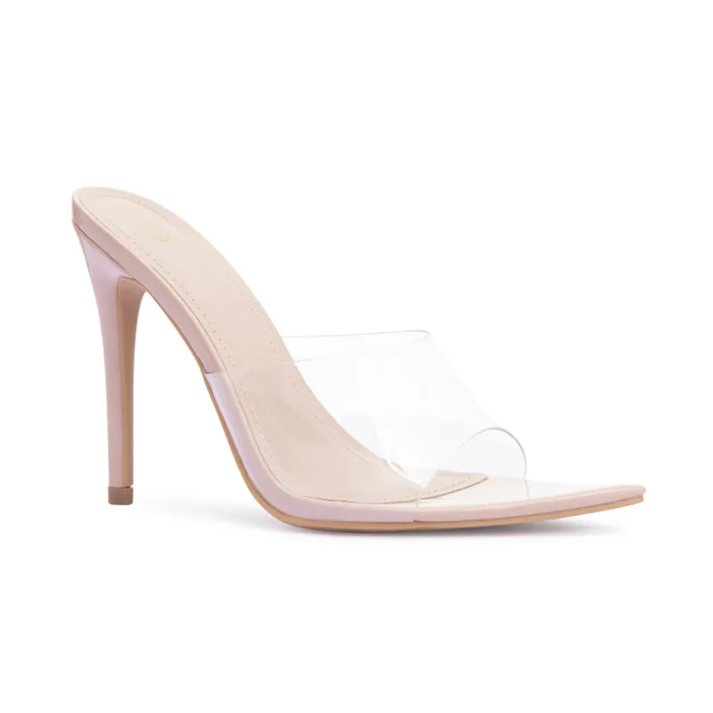 Transparent Heeled Sandals Mysoft