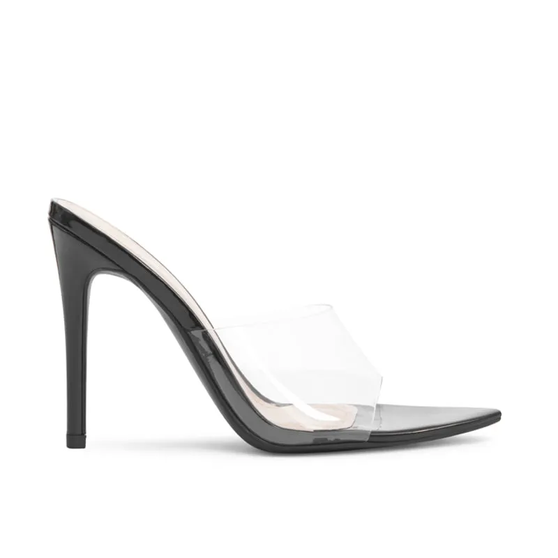 Transparent Heeled Sandals Mysoft
