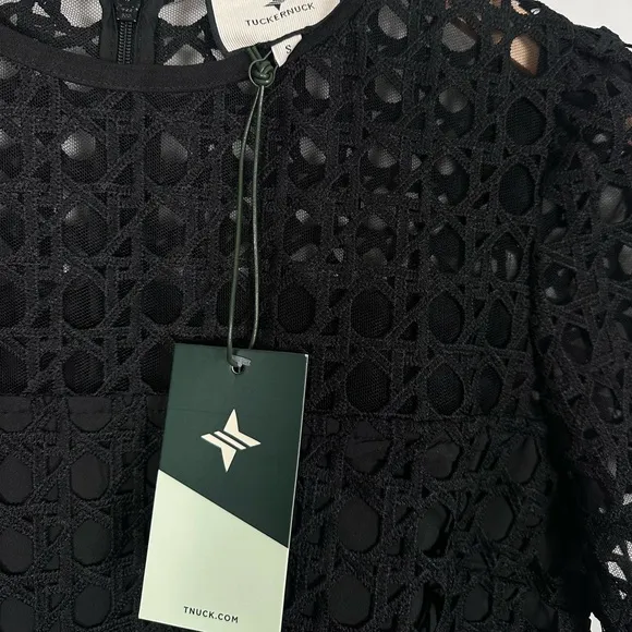 TUCKERNUCK Black Cane Lace Janelle Dress
