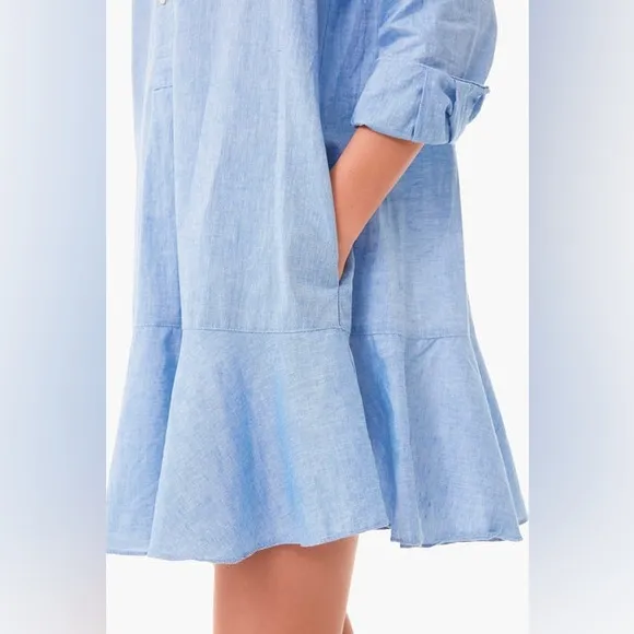 Tuckernuck Chambray Callahan Shirt Dress Size S