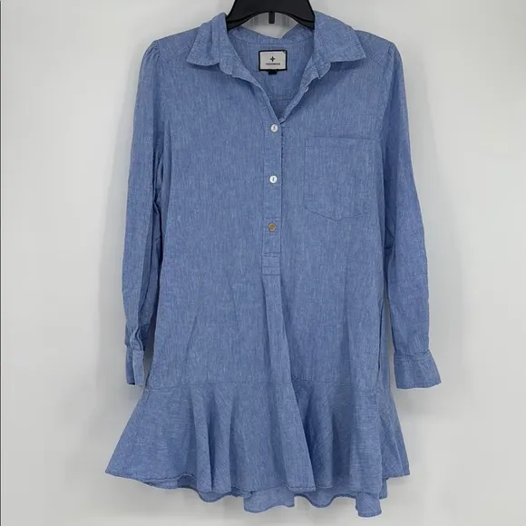 Tuckernuck Chambray Callahan Shirt Dress Size S