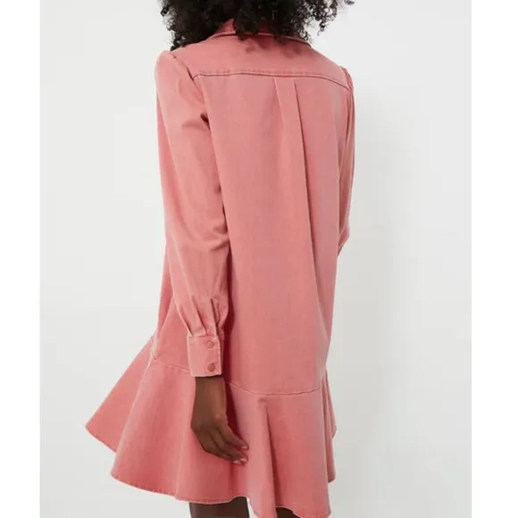 TUCKERNUCK X NANTUCKET REDS Nantucket Red Stretch Twill Callahan Shirt Dress