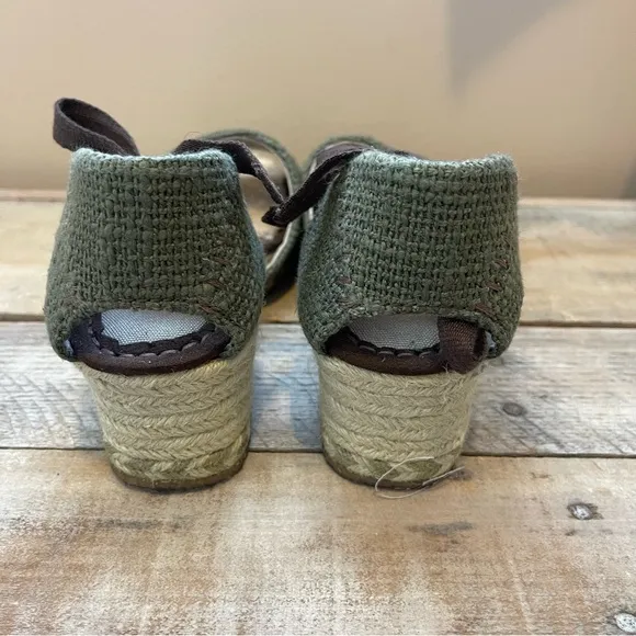 UGG Australia DELMAR Woven ESPADRILLES WEDGE SANDALS