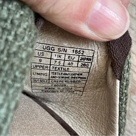 UGG Australia DELMAR Woven ESPADRILLES WEDGE SANDALS