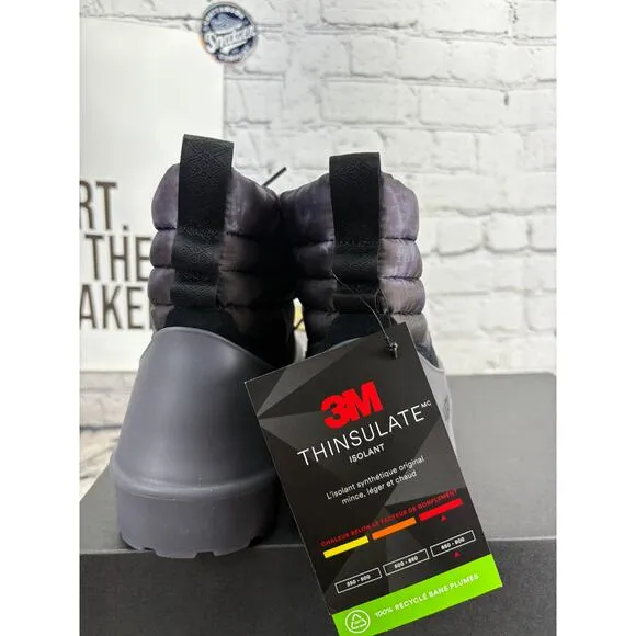 UGG Classic Mini Lace WEA Smokescreen Boots Guard Mens 9 Black Insulated NEW BOX