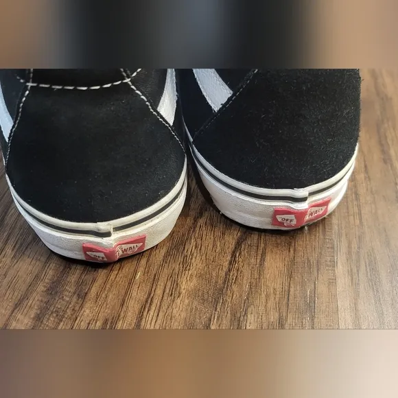 Vans Black and White Sk8 Hi Old School Vans Sneakers Size 12