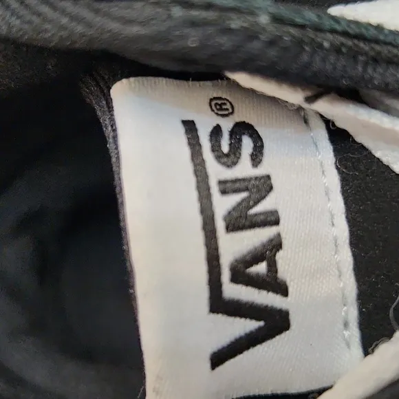 Vans Filmore Hi Black White Skull High-Top Sneakers (M Size 7.5)