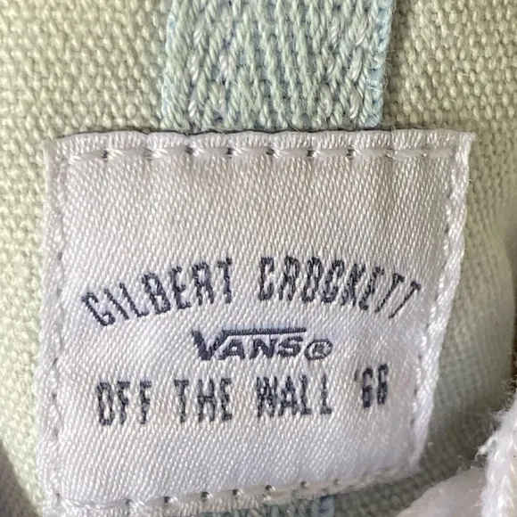Vans Gren and Light Blue High-Top Sneakers