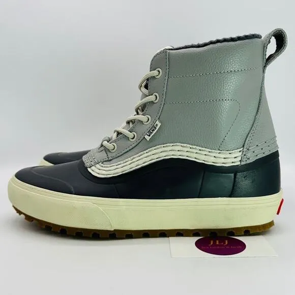 Vans Men's Standard Mid Snow MTE Waterproof Winter Boots Bone Grey Size 9