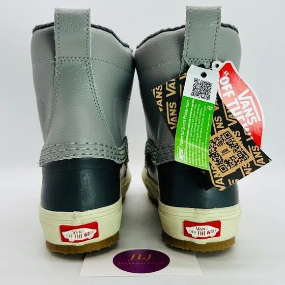 Vans Men's Standard Mid Snow MTE Waterproof Winter Boots Bone Grey Size 9
