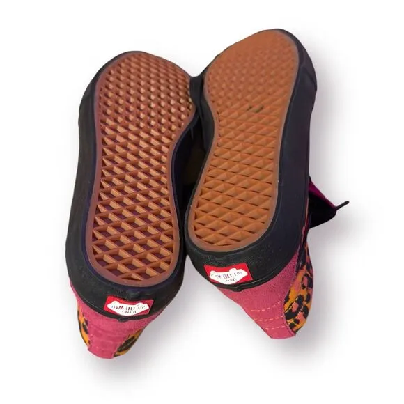 Vans SK8-Hi‎ Pro-punk Beet Red / Cheetah Print UltraCush US Men’s Size 8