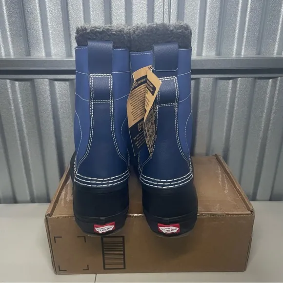 Vans Standard Snow MTE Winter Boots Size 9 Navy Blue Black
