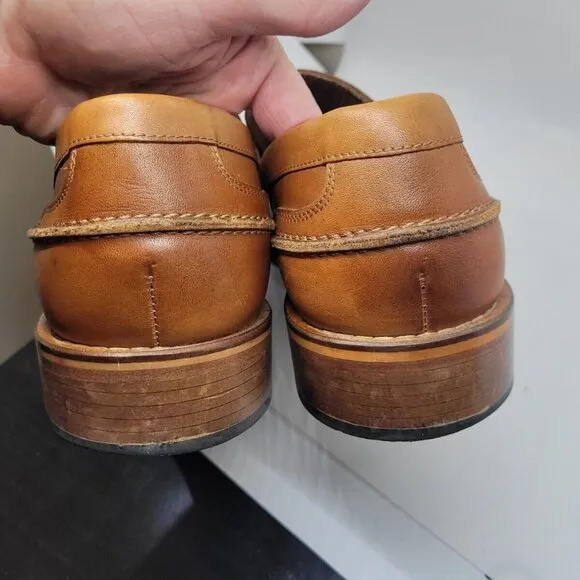 Vero Cuoio Penny Loafer Girotti Leather Mens 10.5 Italian Handmade Classic Casua