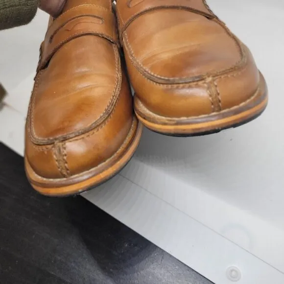 Vero Cuoio Penny Loafer Girotti Leather Mens 10.5 Italian Handmade Classic Casua