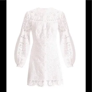 Veronica beard white eyelet Yara dress