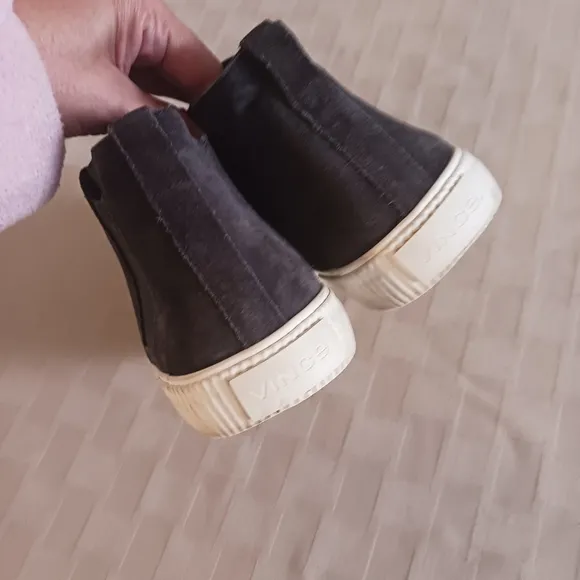 Vince Kelowna High Top Suede Sneakers